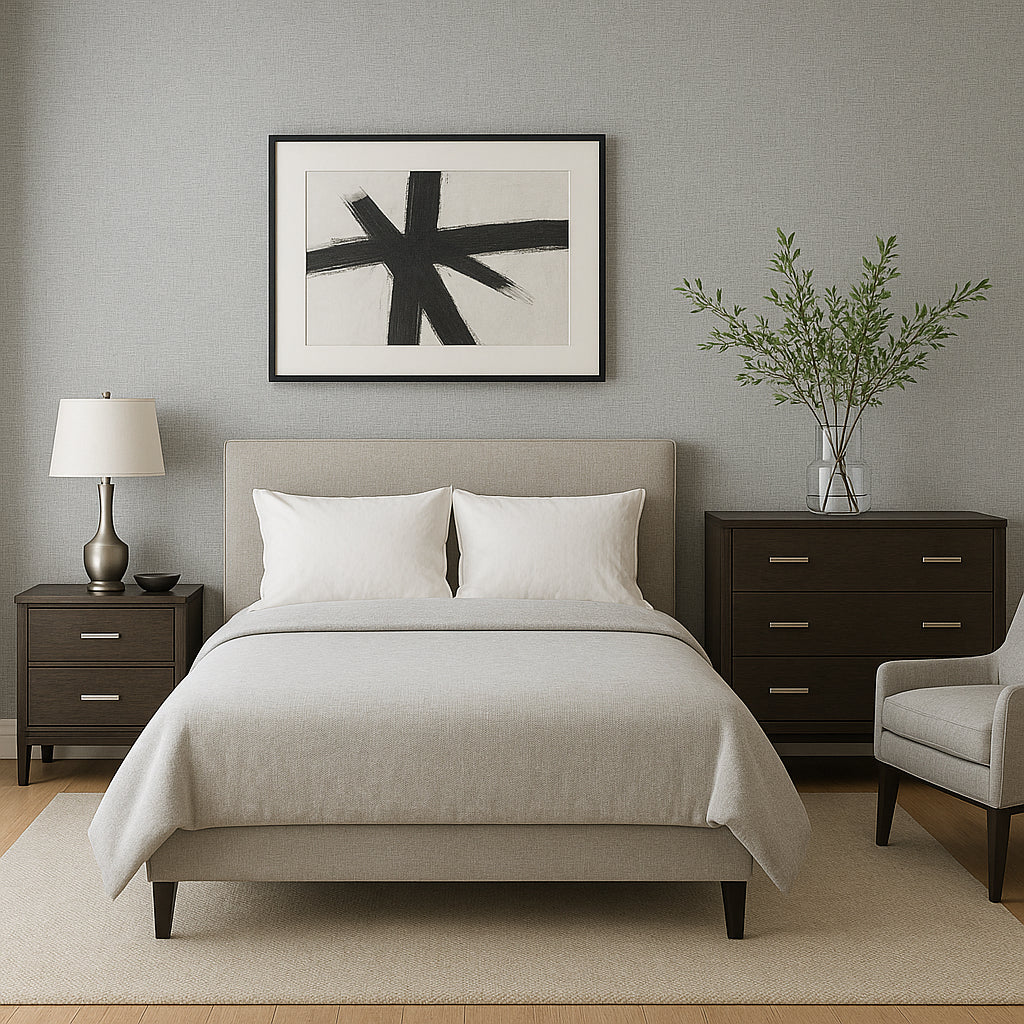 Luxe Linen Texture Self-Adhesive Wall Rolls (Cloud Grey)