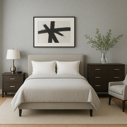 Luxe Linen Texture Self-Adhesive Wall Rolls (Cloud Grey)