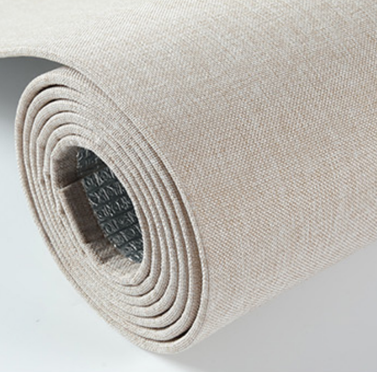 Luxe Linen Texture Self-Adhesive Wall Rolls (Desert Beige)