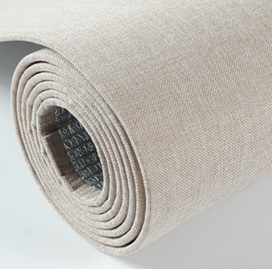 Luxe Linen Texture Self-Adhesive Wall Rolls (Desert Beige)