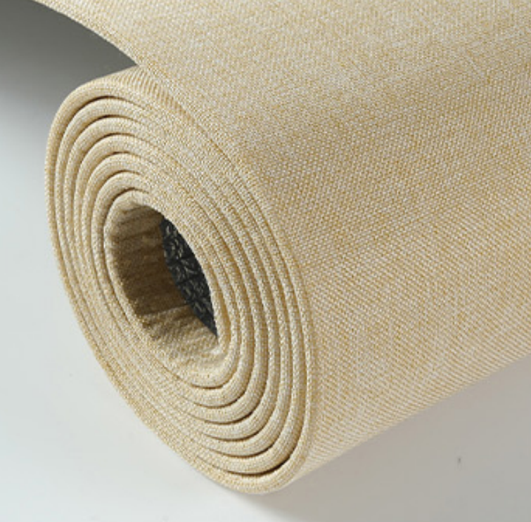 Luxe Linen Texture Self-Adhesive Wall Rolls (Wheat Beige)