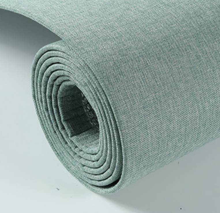 Luxe Linen Texture Self-Adhesive Wall Rolls (Ocean Haze)