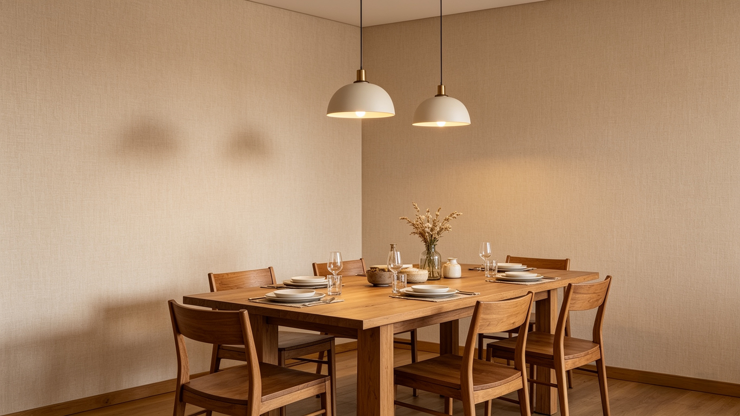 Luxe Linen Texture Self-Adhesive Wall Rolls (Wheat Beige)